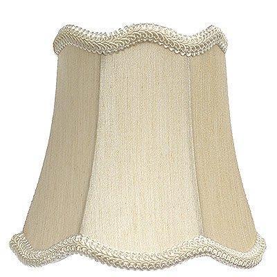 Cream Scallop Braid Small Chandelier - Specialty Shades