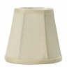 Cream Silk Stretch Shade Candelabra Clip-On Lampshade chandelier-lamp-shades Adrianas Specialty Lamp Shades