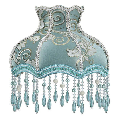 E0705VC730 - Fringed Gallery or Scallop Bottom Lamp Shade Fringed Lamp Shades Adrianas Specialty Lamp Shades