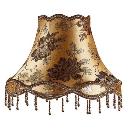 E0705VC730 - Fringed Gallery or Scallop Bottom Lamp Shade  