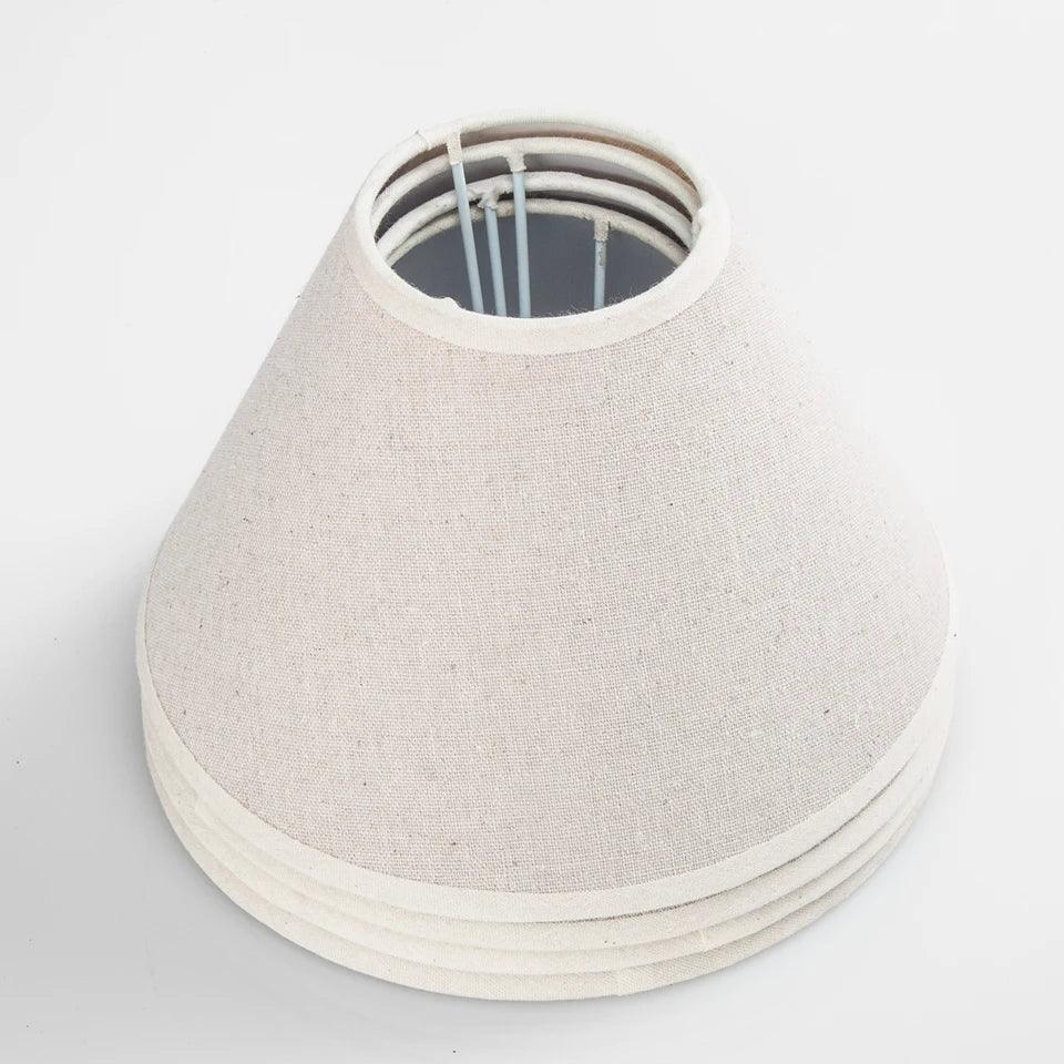 E14 E12 Chandelier Lampshade Hardback Candle Cotton Linen Lampshade 8 Inch for Wall Lamp Pedent Light Table Lamp - Specialty Shades