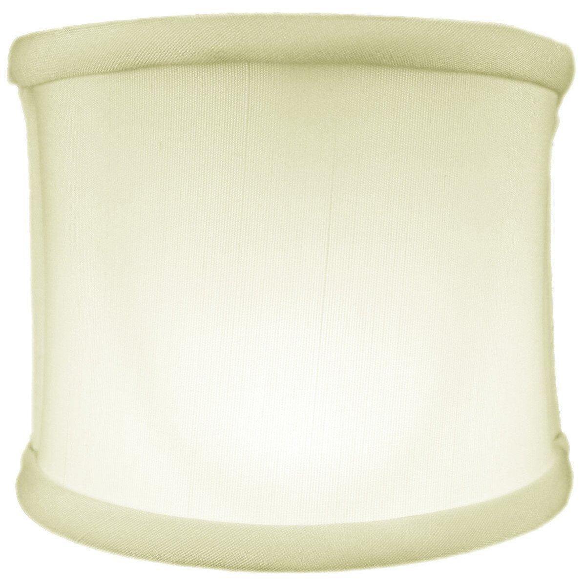 Eggshell Shantung Clip-on Sconce Half-Shell Lampshade Lighting Thulite