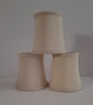 Elegant Beige Silk Chandelier Shades Set of 3 - Adrianas Specialty Lamp Shades