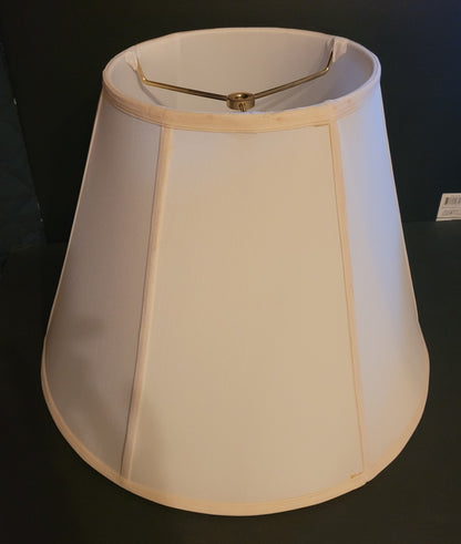 Large Cream Silk Empire Shade - Adrianas Specialty Lamp Shades