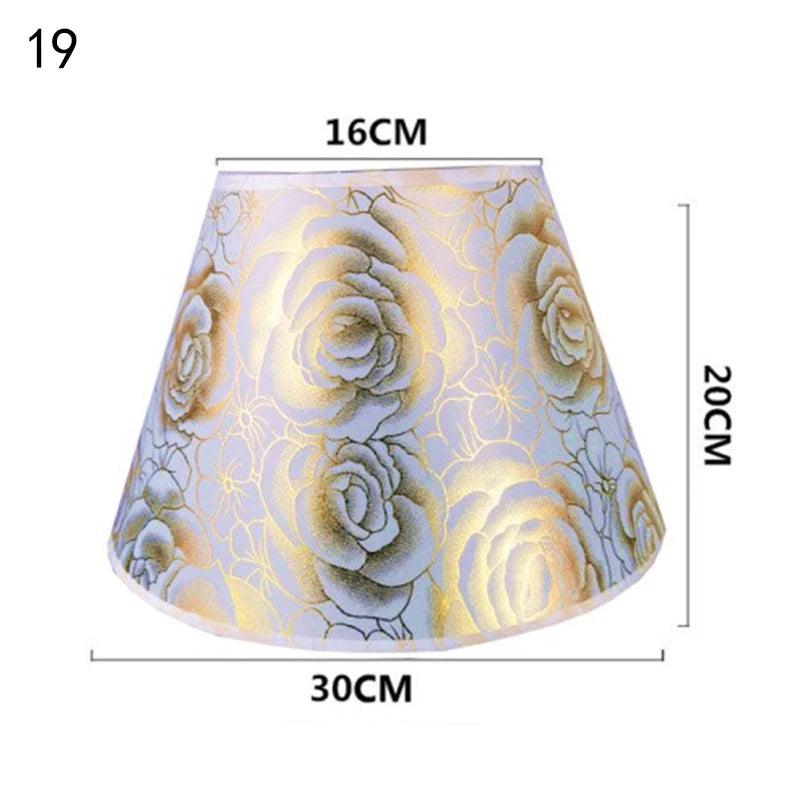 European Retro Style Table Lampshades PVC Sheepskin Fabric Floor Lamp Shade Bedroom Bedside Home Decor Wall Lamp Shell Cover Lamp Shades Adrianas Specialty Shades 19