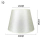 European Retro Style Table Lampshades PVC Sheepskin   