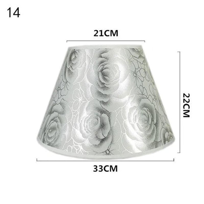 European Retro Style Table Lampshades PVC Sheepskin   