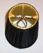 Exquisite Black Silk Pleated Chandelier Shades Lamp Shades Adrianas Specialty Lamp Shades