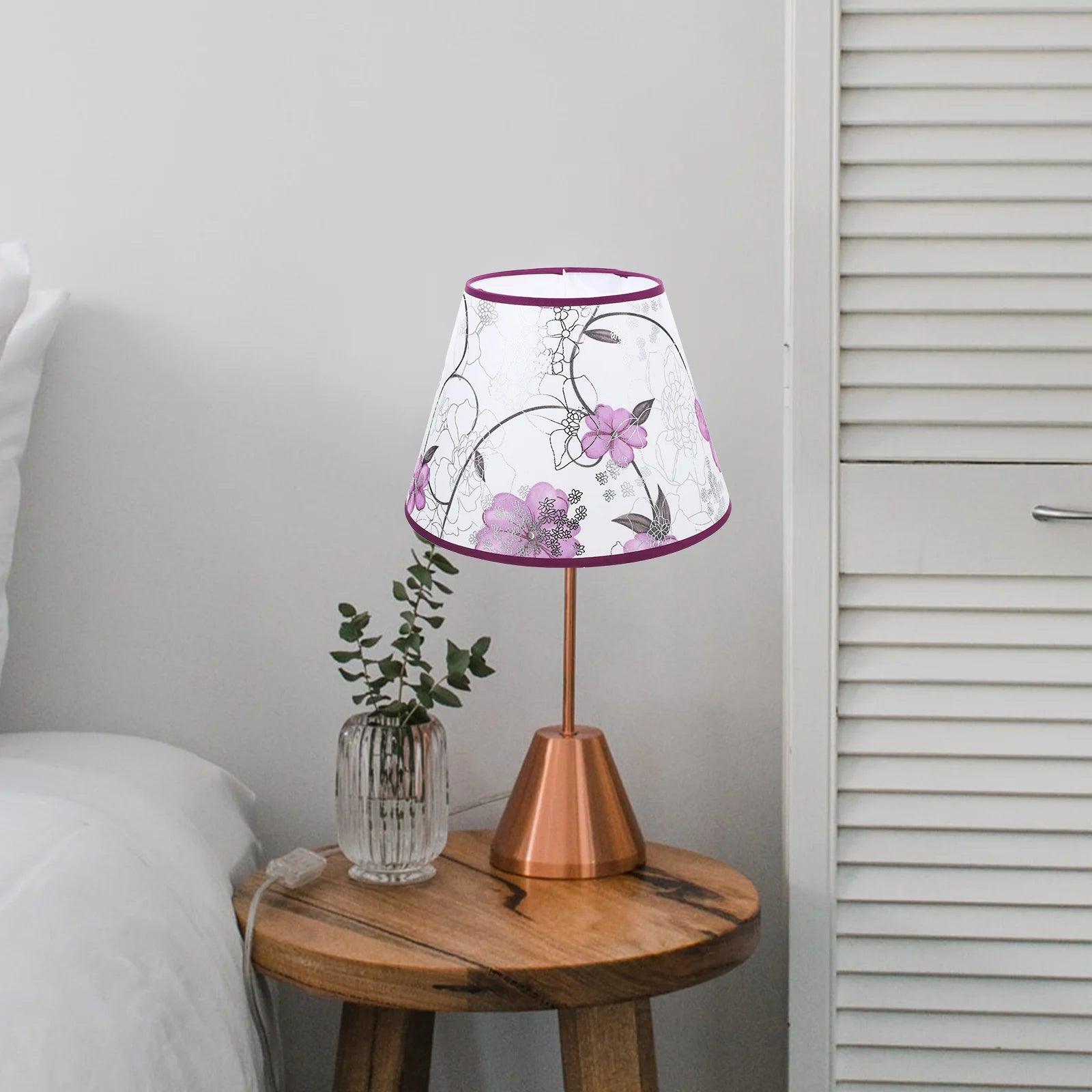 Flower Pattern Lampshade Medium Drum Lamp Shade European Style Lampshade Fabric Cloth Pendant Light Cover Vintage Lamp Shades Lamp Shades Adrianas Specialty Shades