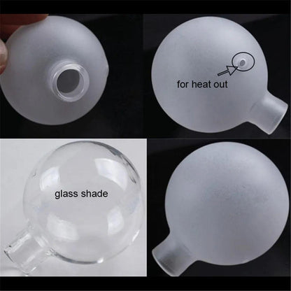 Frost Clear Glass Shade Replacement for G4 Socket Lamp Shades Adrianas Specialty Shades