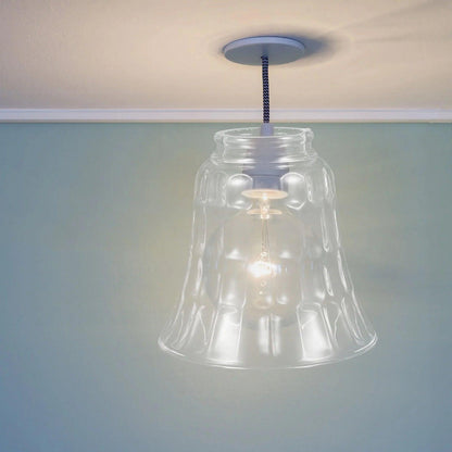 Glass Lampshade Replacement Shades for Pendant Light Bulb Covers Bare Ceiling Accessories - Adrianas Specialty Lamp Shades