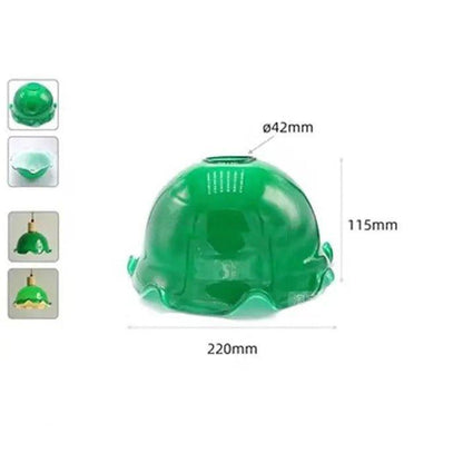 Green Glass Lamp Shade Replacement with Reverse or Flat Hole Fitter pendant lamp shades Adrianas Specialty Lamp Shades 22 8 1/2 inch diameter