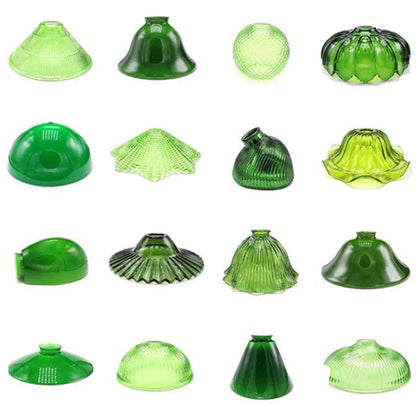 GY-LA-078 - Green Pendant Lamp Shades green lamp shades Adrianas Specialty Lamp Shades