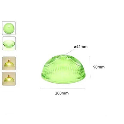 GY-LA-078 - Green Pendant Lamp Shades green lamp shades Adrianas Specialty Lamp Shades 14 - Diameter 8 inches