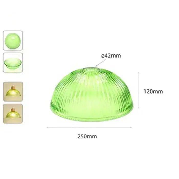 GY-LA-078 - Green Pendant Lamp Shades green lamp shades Adrianas Specialty Lamp Shades 14 - Diameter 9 3/4 inches