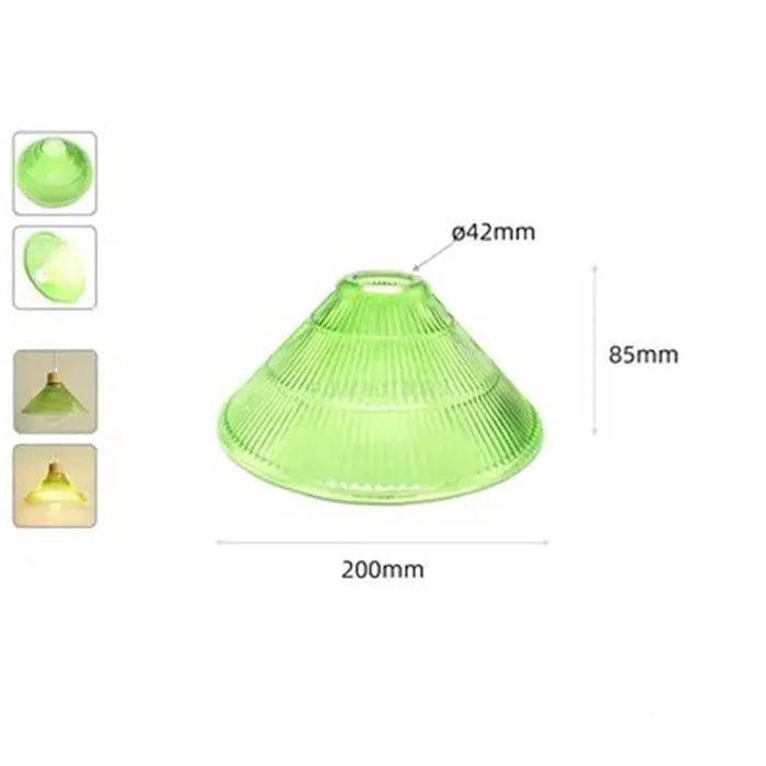 GY-LA-078 - Green Pendant Lamp Shades green lamp shades Adrianas Specialty Lamp Shades 13 - Diameter 8 inches