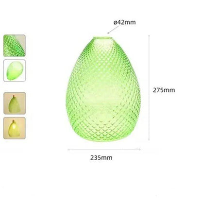 GY-LA-078 - Green Pendant Lamp Shades green lamp shades Adrianas Specialty Lamp Shades 17 - Diameter 9 1/4 inches