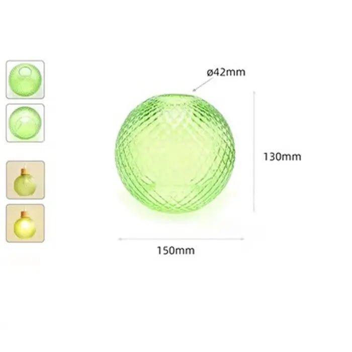 GY-LA-078 - Green Pendant Lamp Shades green lamp shades Adrianas Specialty Lamp Shades 15 - Diameter 6 inches