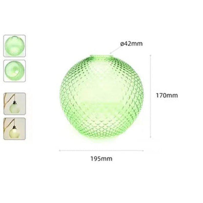 GY-LA-078 - Green Pendant Lamp Shades green lamp shades Adrianas Specialty Lamp Shades 15 - Diameter 7 1/2 inches