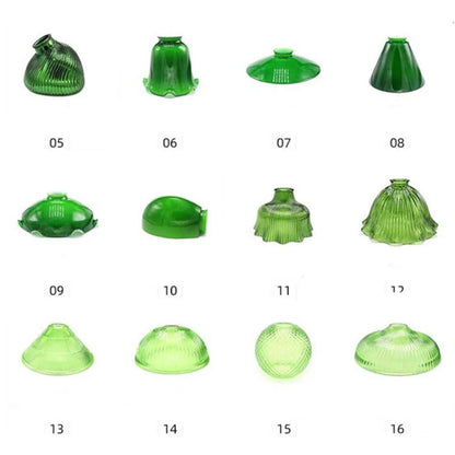 GY-LA-078 - Green Pendant Lamp Shades green lamp shades Adrianas Specialty Lamp Shades