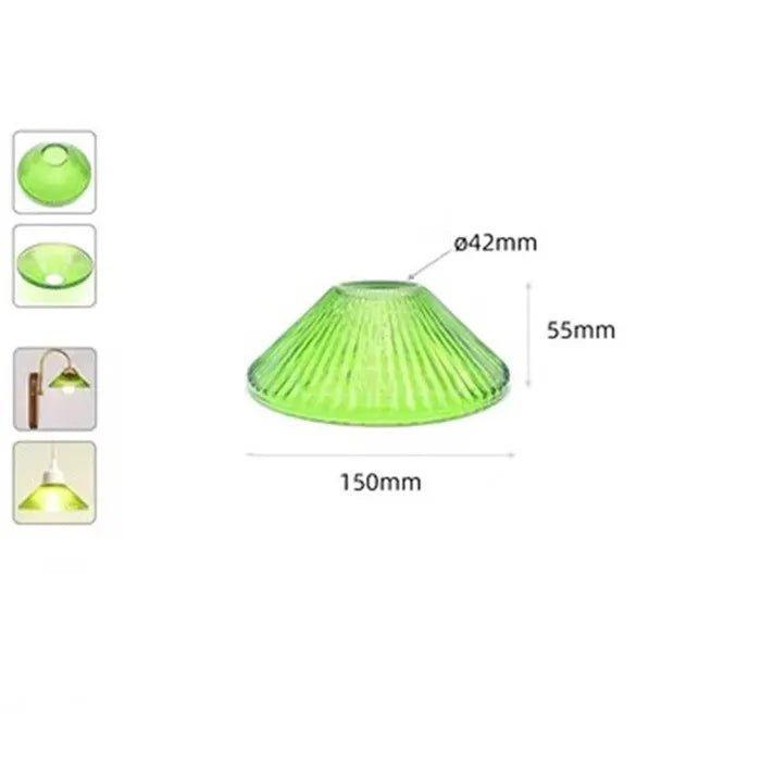 GY-LA-078 - Green Pendant Lamp Shades green lamp shades Adrianas Specialty Lamp Shades 13 - Diameter 5 inches