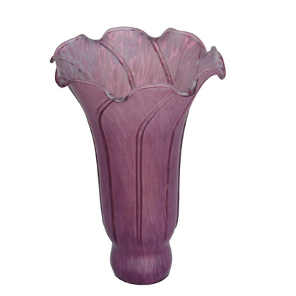 GY-LA-078 - Lavender Pond Lily Shade Tulip Glass Lampshade lilly-shades-tulip-lamp-shades Adrianas Specialty Lamp Shades