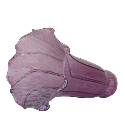 GY-LA-078 - Lavender Pond Lily Shade Tulip Glass Lampshade lilly-shades-tulip-lamp-shades Adrianas Specialty Lamp Shades