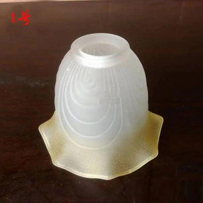 Lampshade Shell Frosted Glass Lampshade pendant-lamp-shades Adrianas Specialty Lamp Shades