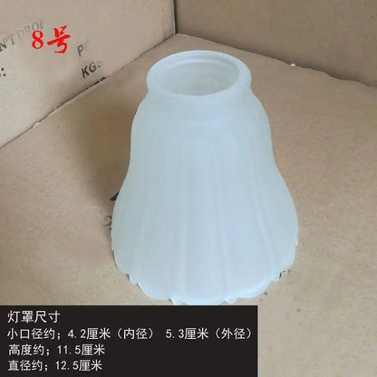 Lampshade Shell Frosted Glass Lampshade pendant-lamp-shades Adrianas Specialty Lamp Shades G