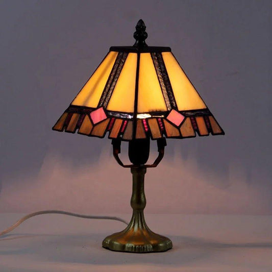 LHJ-DD0818046 - Mini Square Stained Glass Lampshade stained glass lamp Adrianas Specialty Lamp Shades LHJ-DD0818046