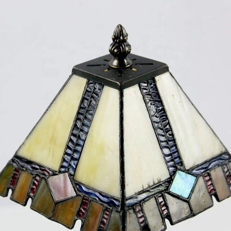 LHJ-DD0818046 -  Mini Square Stained Glass Lampshade - Adrianas Specialty Lamp Shades