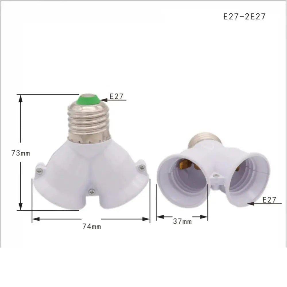 Light Bulb Adaptor Socket Bases Lamp Holder Converter Bulb Socket Extender - Adrianas Specialty Lamp Shades