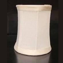 Light Cream Drum Clip-On Shades odd-lots Adrianas Specialty Lamp Shades