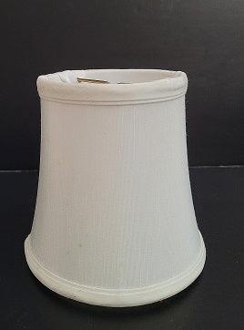 Luxury White Silk Chandelier Lamp Shade mini chandelier shades Adrianas Specialty Lamp Shades