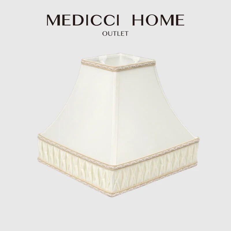 Medicci Home Square Lamp Shade silk lamp shades Adrianas Specialty Lamp Shades