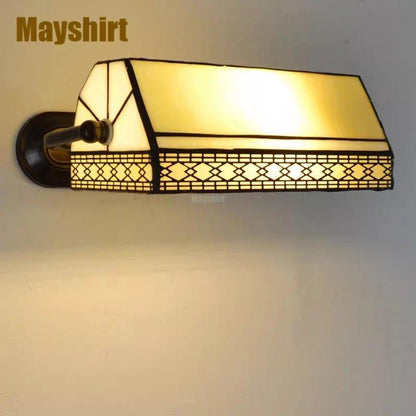 Stained Glass Wall Sconce Vintage Led Wall Light - Adrianas Specialty Lamp Shades