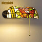 Stained Glass Wall Sconce Vintage Led Wall Light - Adrianas Specialty Lamp Shades