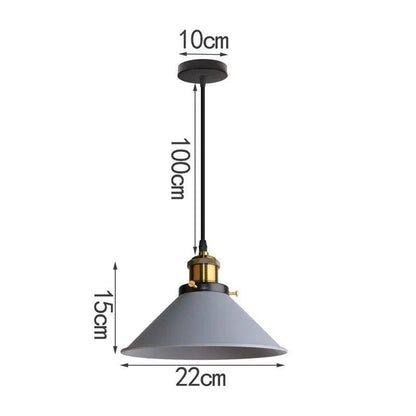 Modern Chandeliers Macaron Ceiling Pendant Lamps Creative Pendant Lights metal cone lamp shade Adrianas Specialty Lamp Shades