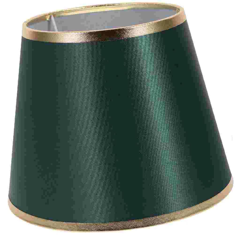 Modern Dark Green Fabric Lampshade for Table, Chandelier, and Desk Lamps Lamp Shades Adrianas Specialty Shades