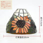 PL1208001 - Tiffany Vintage Stained Glass Lampshade - Adrianas Specialty Lamp Shades