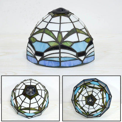 PL1208001 - Tiffany Vintage Stained Glass Lampshade - Adrianas Specialty Lamp Shades