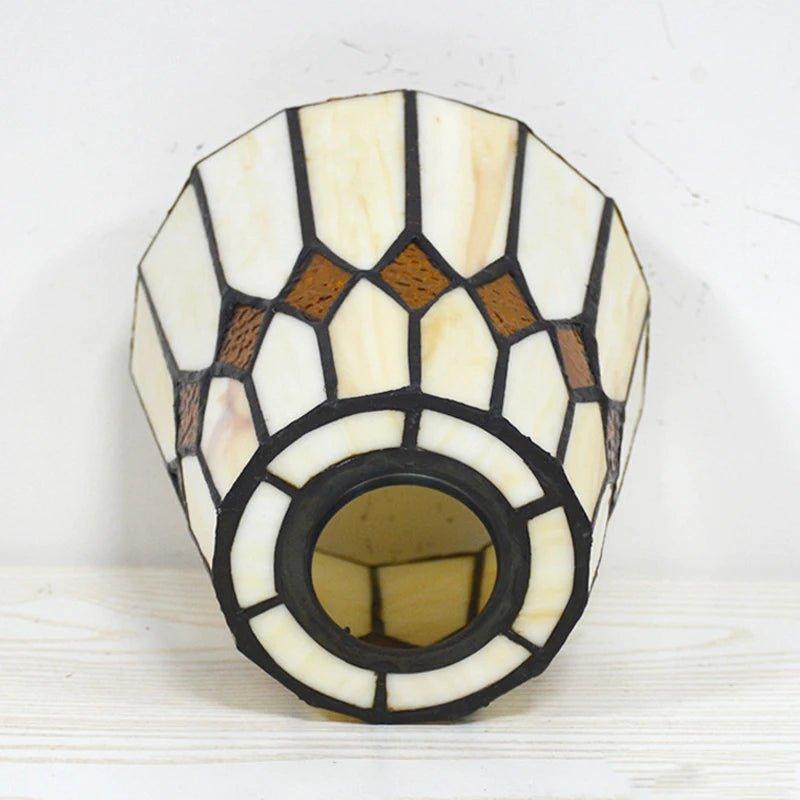 PL40127001 - Vintage Stained Glass Lampshade stained glass lampshades Adrianas Specialty Lamp Shades