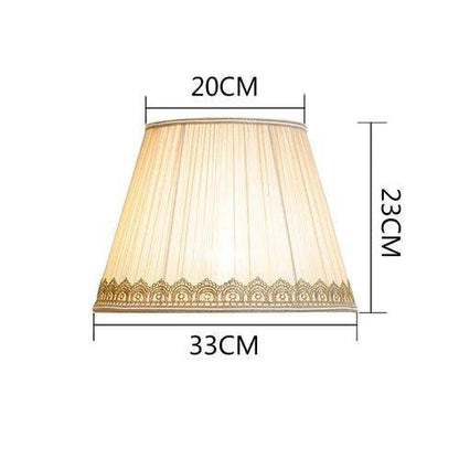 Pleated and Trimmed Table and Floor Lamp Shades table lamp shades Adrianas Specialty Lamp Shades F 13 inch bottom x 9 inch height CHINA