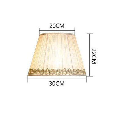 Pleated and Trimmed Table and Floor Lamp Shades table lamp shades Adrianas Specialty Lamp Shades E 12 inch bottom diameter X 8 1.2 iinch height CHINA