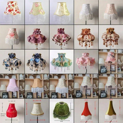 Retro Tasseling Lampshades Fringed Lamp Shades Adrianas Specialty Lamp Shades