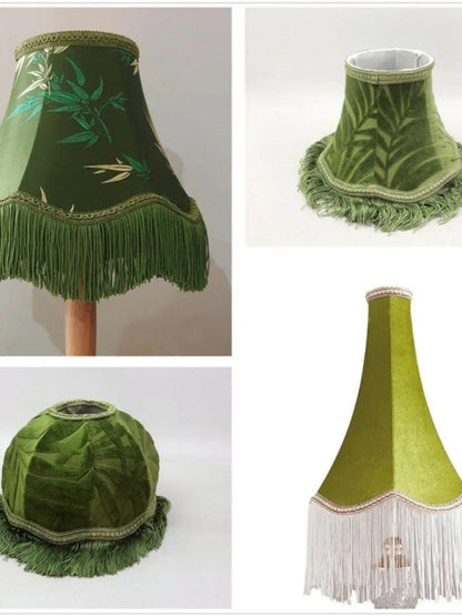 Retro Tasseling Lampshades Fringed Lamp Shades Adrianas Specialty Lamp Shades