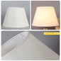 Soft Colored Shirred Lampshade Adrianas Specialty Lamp Shades Adrianas Specialty Shades Large Warm White Cover-Lower Mouth Diameter 14 in