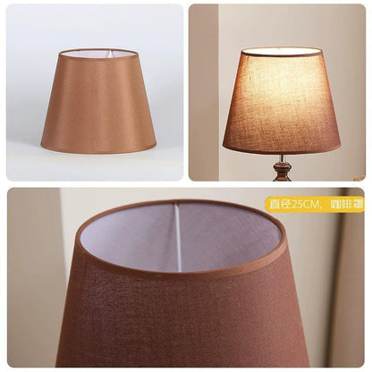 Soft Colored Shirred Lampshade Adrianas Specialty Lamp Shades Adrianas Specialty Shades Coffee Hood-Lower Mouth Diameter 10 in