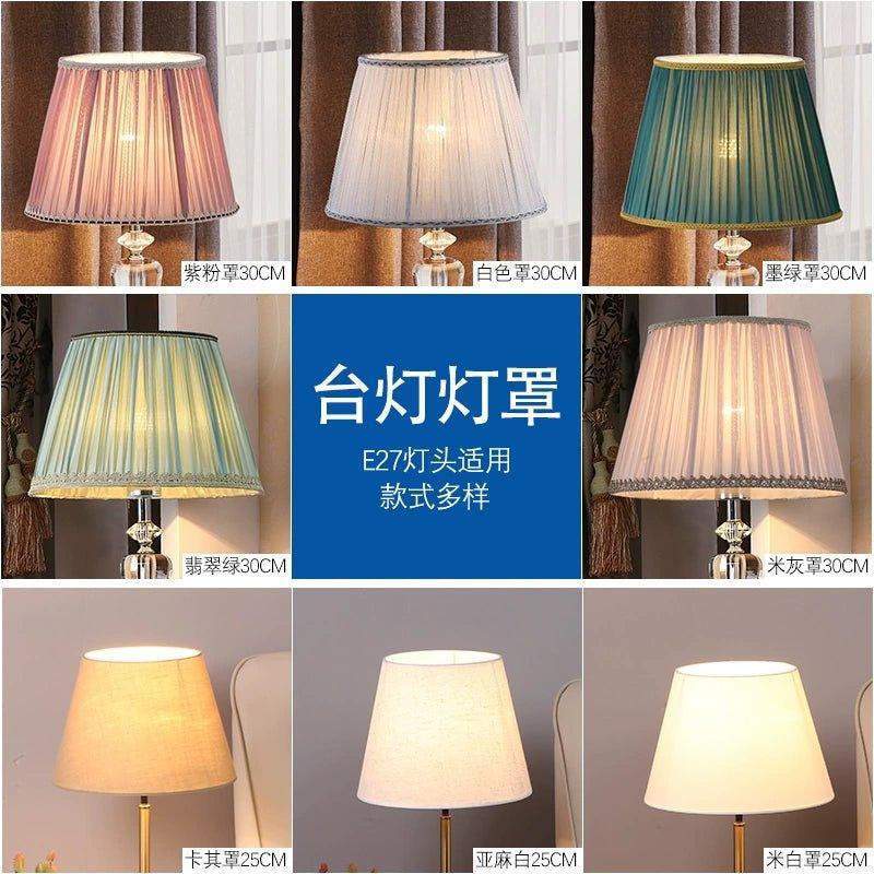 Soft Colored Shirred Lampshade – Adrianas Specialty Lamp Shades