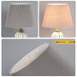 Soft Colored Shirred Lampshade  